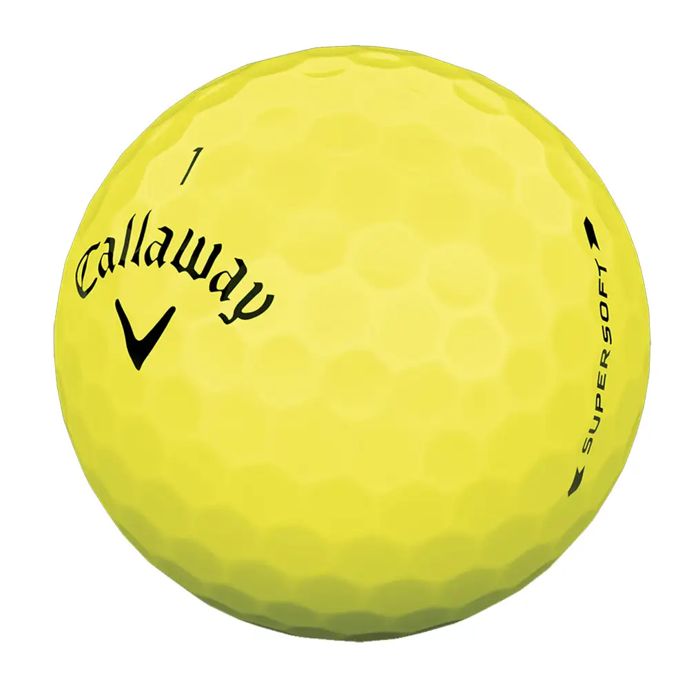Callaway Supersoft Yellow Golf Balls 5 Callaway Supersoft Yellow Golf Balls - Image 3