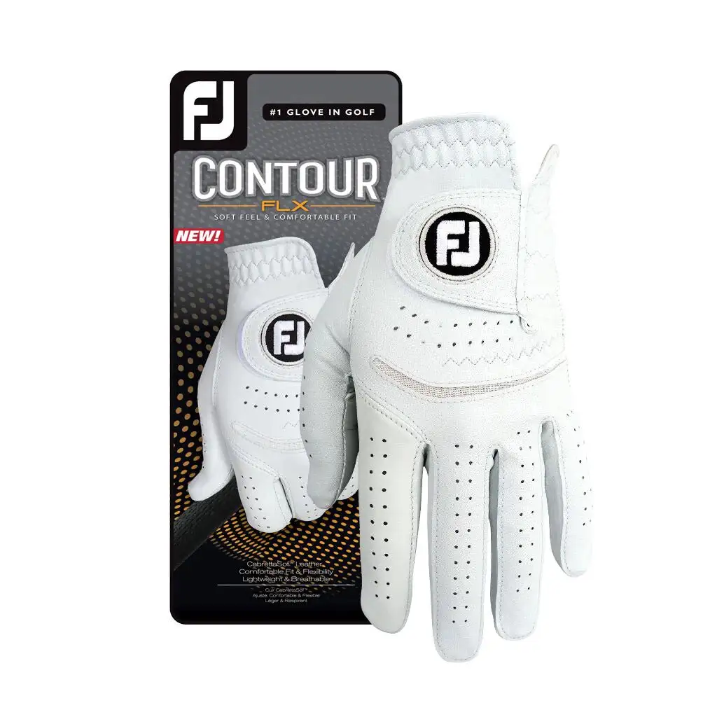 FootJoy Contour Flx Pearl Regular Mens Right Hand Golf Glove 3 FootJoy Contour Flx Pearl Regular Mens Right Hand Golf Glove