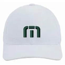 TravisMathew MSU Bahamas Mens Hat -Clubs Shop 11788 WHTGREENLOGO