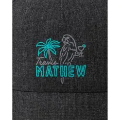 TravisMathew Party Parrot Mens Hat -Clubs Shop 12319 HTHRBLACK 2