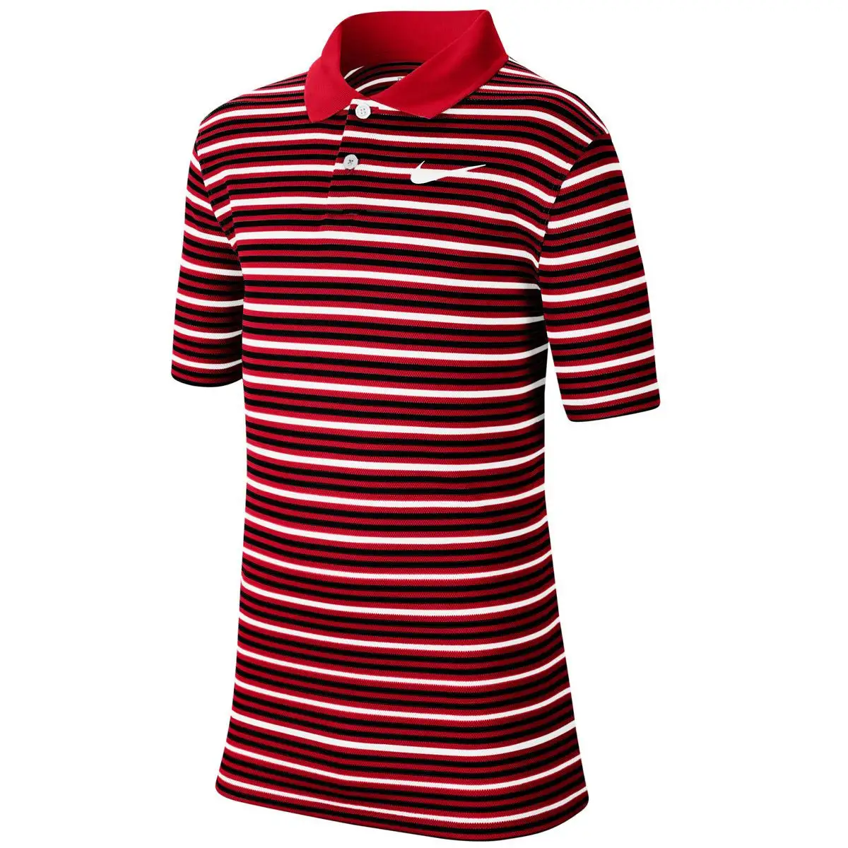 Nike Golf Nike Victory Stripe Boys Golf Polo 4 Nike Golf Nike Victory Stripe Boys Golf Polo - Image 2