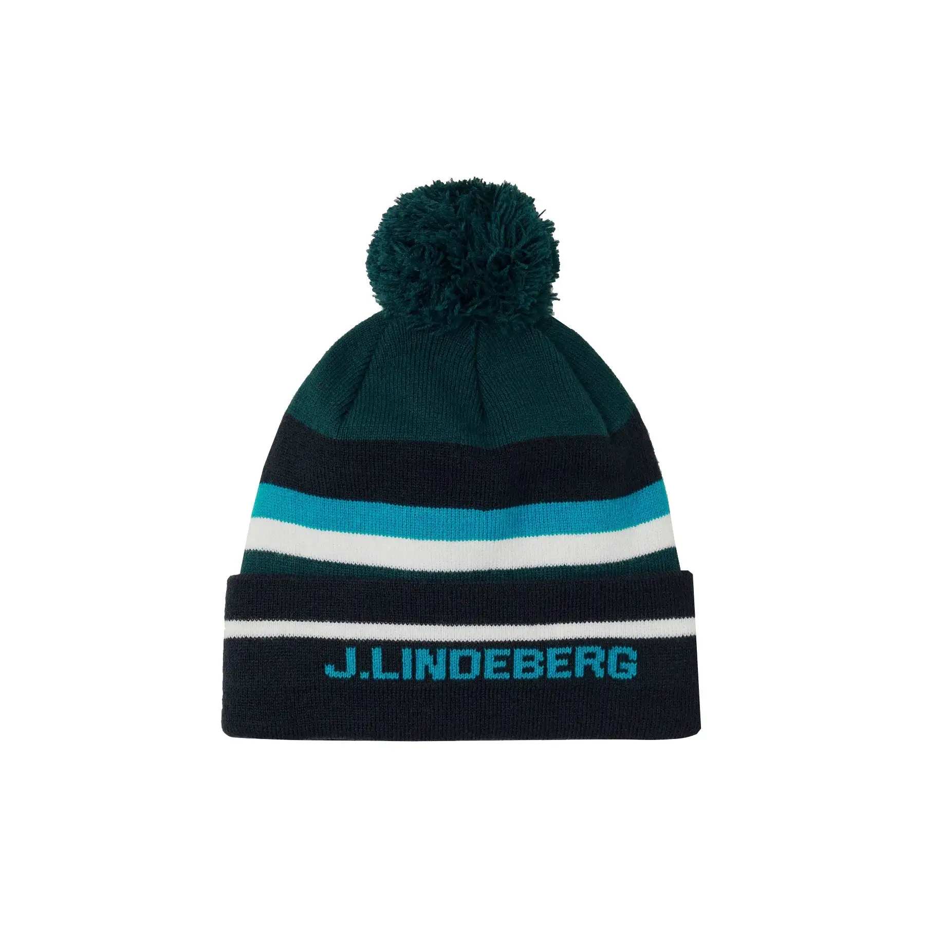 J.Lindeberg J. Lindeberg Stripe Mens Golf Beanie 4 J.Lindeberg J. Lindeberg Stripe Mens Golf Beanie - Image 2