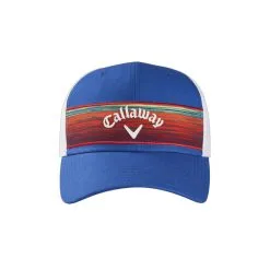 Callaway Stripe Mesh Adjustable Mens Hat -Clubs Shop 16125 ROYALWHITERED 3
