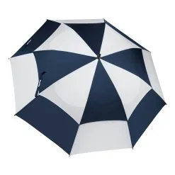 Bag Boy 62inch Wind Vent Manual Umbrella -Clubs Shop 17862 NAVYWHITE