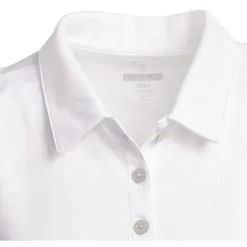 Adidas Golf Adidas Performance Girls Sleeveless Golf Polo -Clubs Shop 18718 WHITE 3