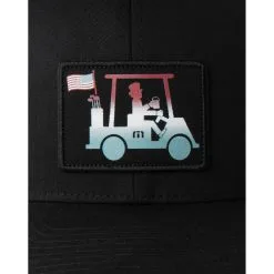 TravisMathew Hard Flex Mens Hat -Clubs Shop 19499 BLACK 2 92fa8479 9e57 4606 8e56 826e8ba430cc