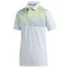 Adidas Golf Adidas Gradient Stripe Boys Golf Polo -Clubs Shop 19991 SKYTINT c3dbd635 9284 483d 9535 4f9bcbdb3100