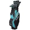 Tour Edge Moda Silk Womens Complete Golf Set -Clubs Shop 21816 BLKLTBLUE