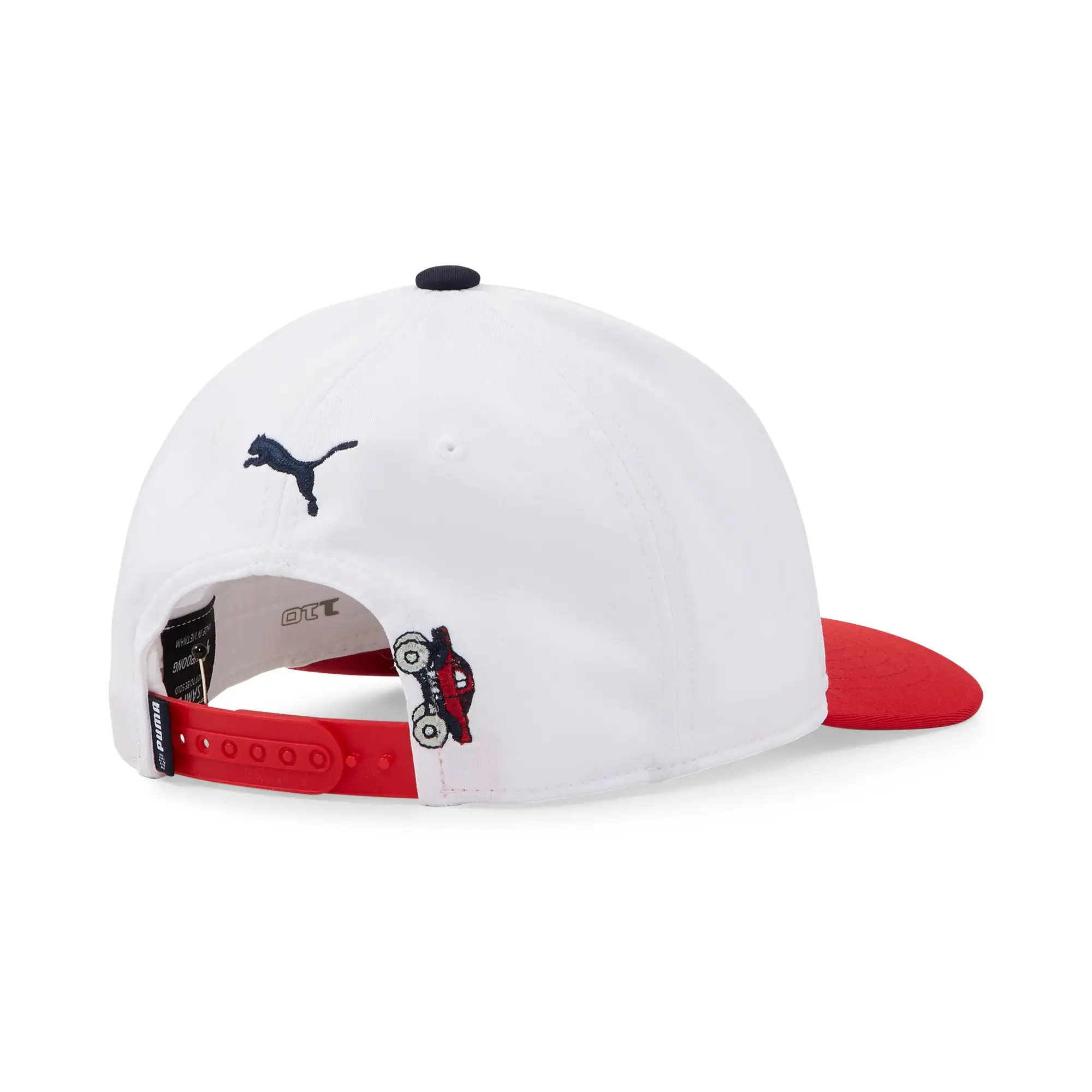 PUMA Golf Puma Dino-Mite P Snapback White Junior Golf Hat 4 PUMA Golf Puma Dino-Mite P Snapback White Junior Golf Hat - Image 2