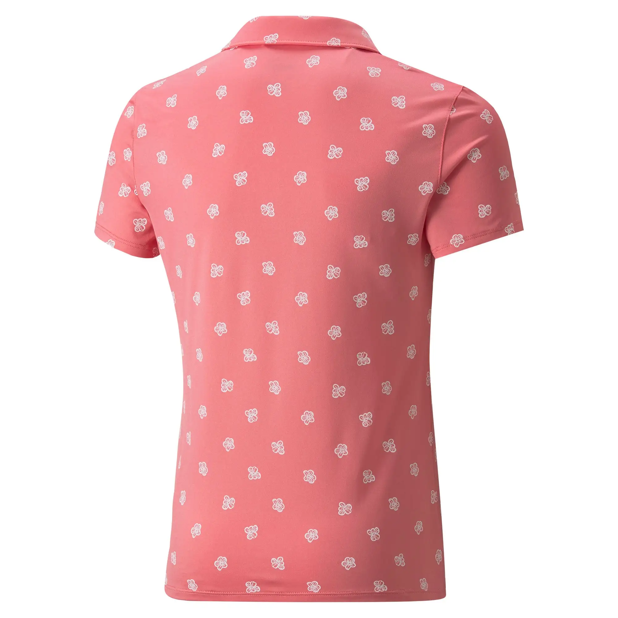 PUMA Golf Puma MATTR Hibiscus Girls Golf Polo 4 PUMA Golf Puma MATTR Hibiscus Girls Golf Polo - Image 2