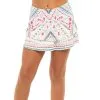 Lucky In Love Desert Vibes White Girls Golf Skort -Clubs Shop 23605 WHITE110