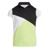 Adidas Golf Adidas Heat.Rdy Black Girls Golf Polo 2 Adidas Golf Adidas Heat.Rdy Black Girls Golf Polo -Clubs Shop 25119 BLACK