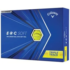 Callaway ERC Soft Triple Track Yellow Golf Balls - Dozen