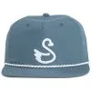 Swannies Dubs Mens Golf Hat -Clubs Shop 25500 SLATEWHITE
