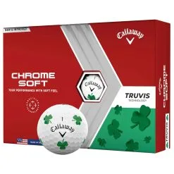 Callaway Chrome Soft Truvis Golf Balls - Dozen 9 Callaway Chrome Soft Truvis Golf Balls - Dozen -Clubs Shop 25570 WHTSHAMROCK