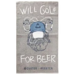 Cuater By TravisMathew Happy Head Golf Towel
