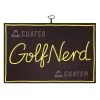 Cuater By TravisMathew Hold The Mustard Golf Towel -Clubs Shop 25600 BLACK0BLK