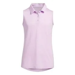 Adidas Golf Adidas HEAT.RDY Girls Sleeveless Golf Polo