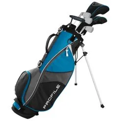 Wilson Golf Wilson Profile JGI Junior Right Hand Carry Complete Golf Set -Clubs Shop 27370 BLUE