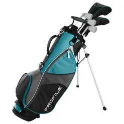 Wilson Golf Wilson Profile JGI Junior Right Hand Carry Complete Golf Set -Clubs Shop 27370 TEAL