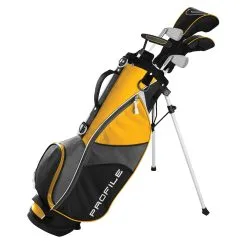 Wilson Golf Wilson Profile JGI Junior Right Hand Carry Complete Golf Set -Clubs Shop 27370 YELLOW