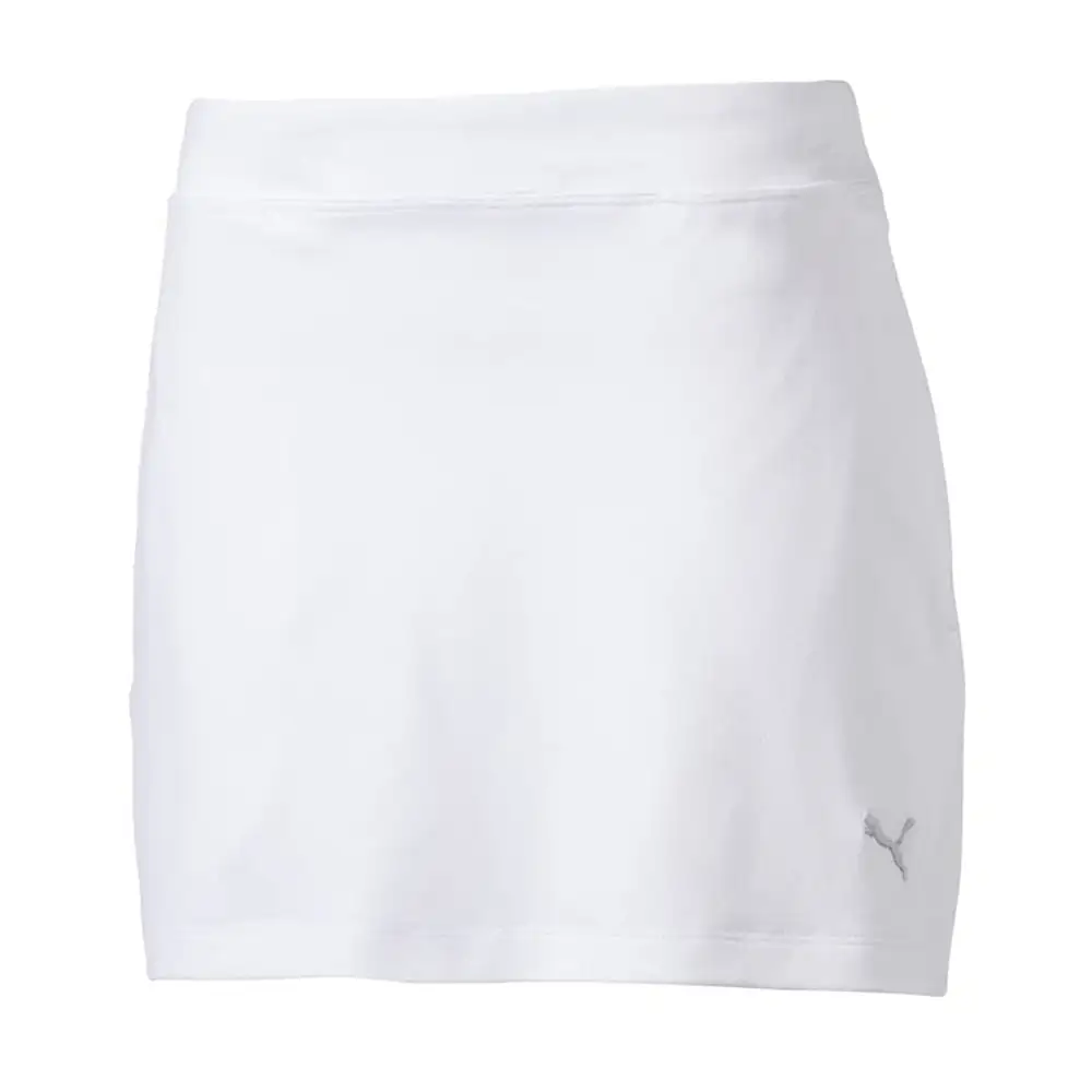 PUMA Golf Puma Solid Knit 13in Girls Golf Skort 5 PUMA Golf Puma Solid Knit 13in Girls Golf Skort - Image 3