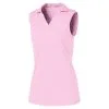 PUMA Golf Puma Heather Girls Sleeveless Golf Polo -Clubs Shop 579314 CLOUDPINKHTHR