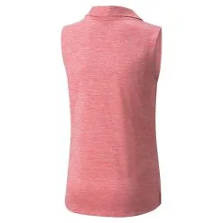 PUMA Golf Puma Heather Girls Sleeveless Golf Polo -Clubs Shop 579314 RAPTURROSHTHR 1 31603882 766c 48a3 97da 191532f0d19a
