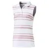 PUMA Golf Puma Stripe Sleeveless Girls Golf Polo -Clubs Shop 595685 01WHITE d3054ba8 1e4f 4b78 9f58 33428484eba3