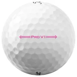 Titleist Pro V1 Pink Numbers Golf Balls - Dozen -Clubs Shop 85026 2