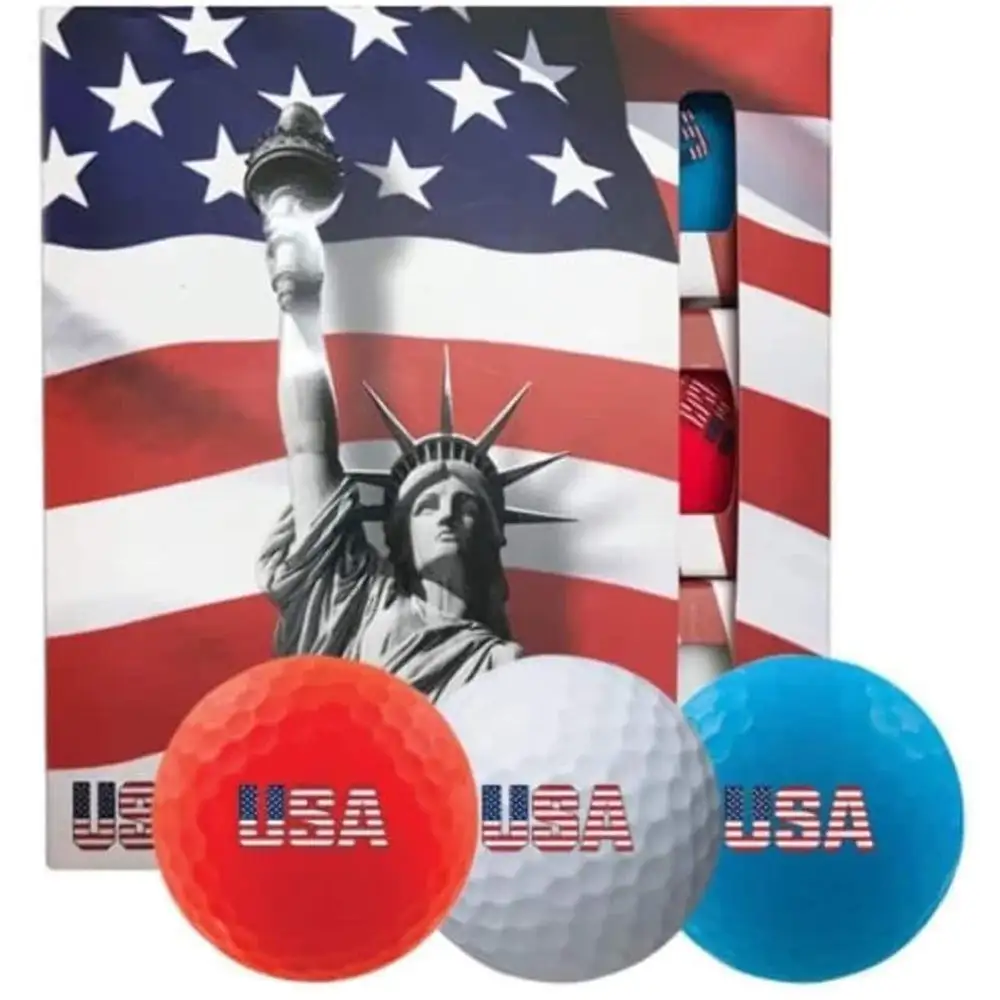 Volvik USA Gift Pack Golf Balls - 6 Pack 3 Volvik USA Gift Pack Golf Balls - 6 Pack