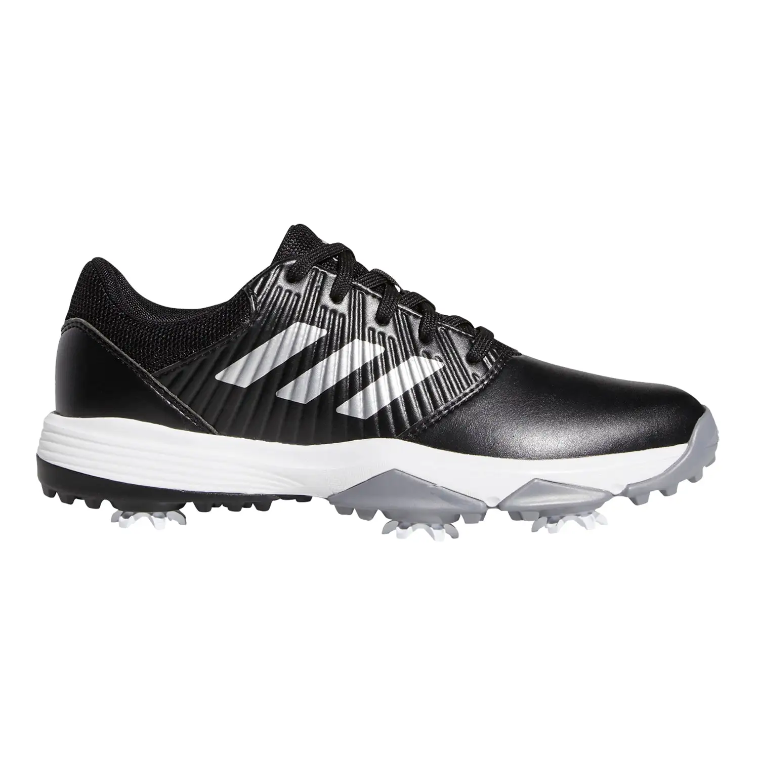 Adidas Golf Adidas CP Traxion Black Junior Golf Shoes 3 Adidas Golf Adidas CP Traxion Black Junior Golf Shoes