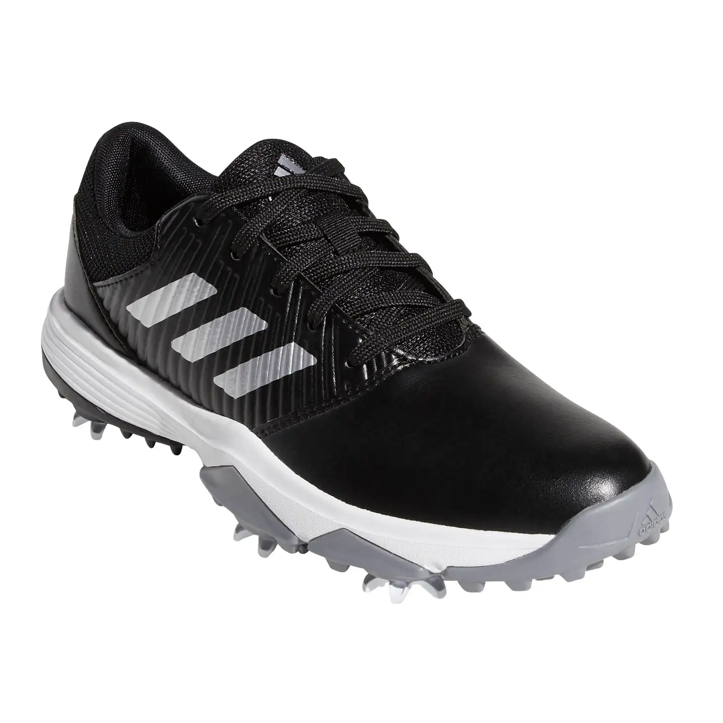 Adidas Golf Adidas CP Traxion Black Junior Golf Shoes 4 Adidas Golf Adidas CP Traxion Black Junior Golf Shoes - Image 2