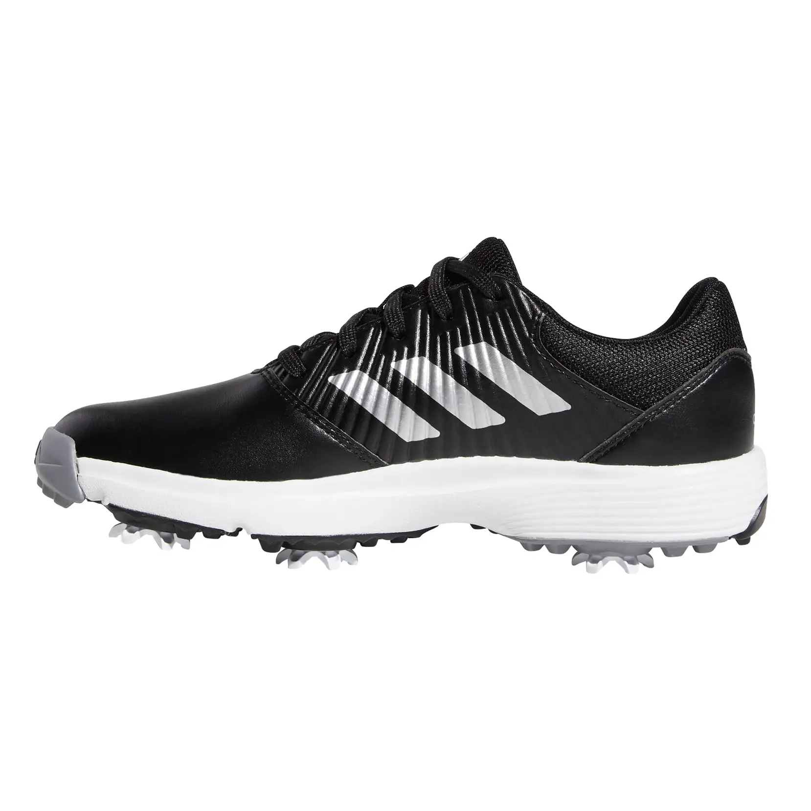 Adidas Golf Adidas CP Traxion Black Junior Golf Shoes 5 Adidas Golf Adidas CP Traxion Black Junior Golf Shoes - Image 3
