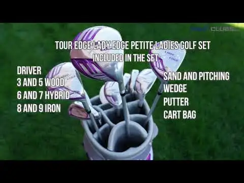 Tour Edge Lady Edge 11 Piece Womens Complete Golf Set 4 Tour Edge Lady Edge 11 Piece Womens Complete Golf Set - Image 2